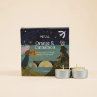 Christmas Orange & Cinnamon Tealights