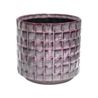 Tarah Textured Blush Glaze Planter