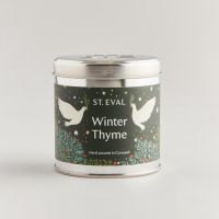 Winter Thyme Scented Christmas Tin Candle