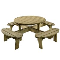 Athol 8 Seater Round Picnic Table