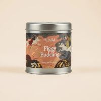 Figgy Pudding Scented Christmas Tin Candle