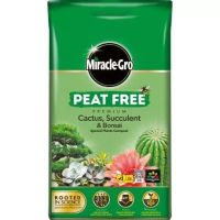 Miracle Gro Peat Free Cactus ,Succulent & Bonsai Compost 10L 