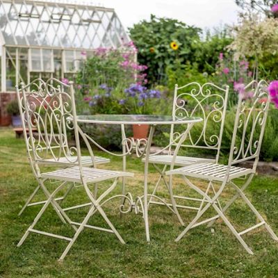 Cheltenham 5pc Bistro Set With Glass Top