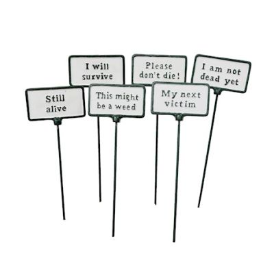 Comic Plant Signs