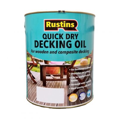 Rustins Decking Oil - Clear 5L