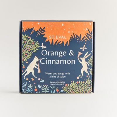 Christmas Orange & Cinnamon Tealights