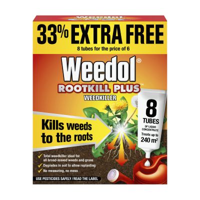 Scotts Weedol Rootkill plus 6+2 Tubes Free Decco 58270