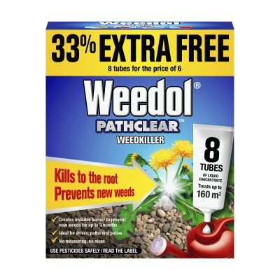 Scotts Weedol Pathclear Conc. Tubes 6+2 free Decco d64745