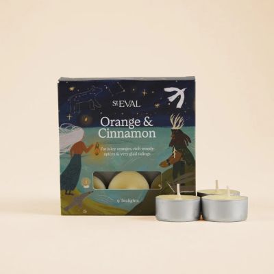 Christmas Orange & Cinnamon Tealights