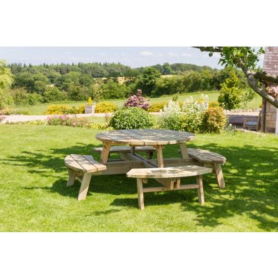 Rose Round Picnic Table