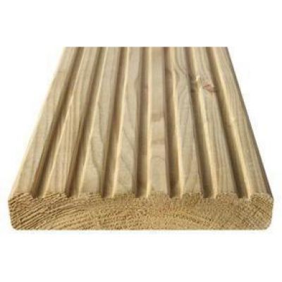 Timber Decking Board Pattern B - 2.4m Length