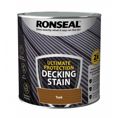 Ronseal Ultimate Decking Stain - Teak 2.5L