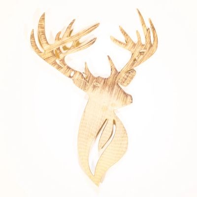 Aluminium Highland Stag Head 52cm