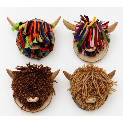 Ailsa Mini Highland Cow Head Plaque