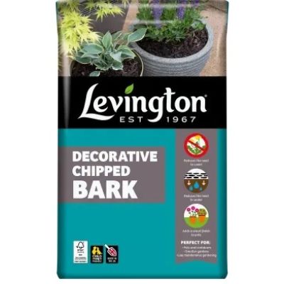 Levington Decorative Chipped Bark 40L