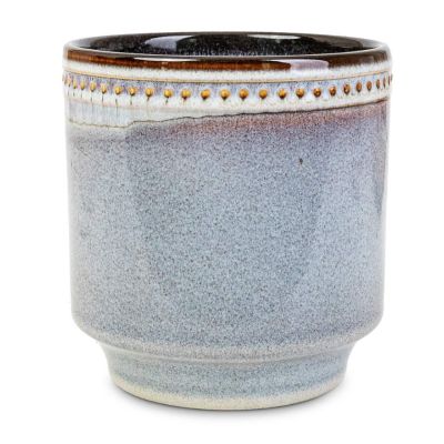 Clover Heather Dot Border Reactive Planter