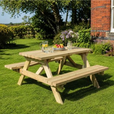 Deluxe 6 Seater A-Frame Picnic Table