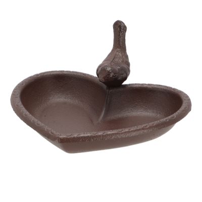 Heart Shaped Bird Bath/Feeder