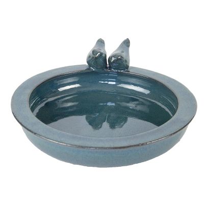 Round Ceramic Bird Bath