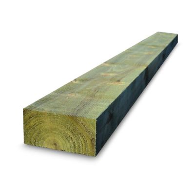 8ft Garden Railway Sleeper 5" x 10"