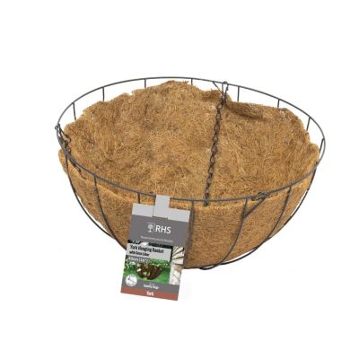 York Hanging Basket with Coco Liner 16"