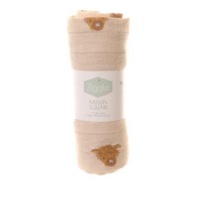 Highland Cow Single Muslin