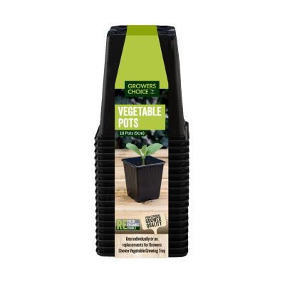 Replacement Vegetable Pots 9cm (x18)